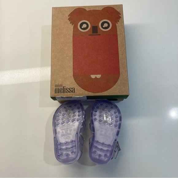 ⭐️Host Pick⭐️ NIB! MINI MELISSA Clear Unicorn Sandals Size 5 - Picture 8 of 11